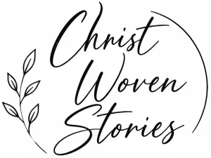 Christ Woven Stories is the logo for the website christwovenstories.com