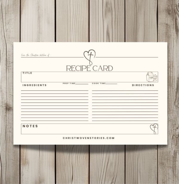 Cocoa and Cream Recipe Card